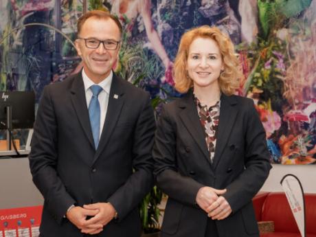 Bgm. Bernhard Auinger &amp; BM Eva-Maria Holzleitner