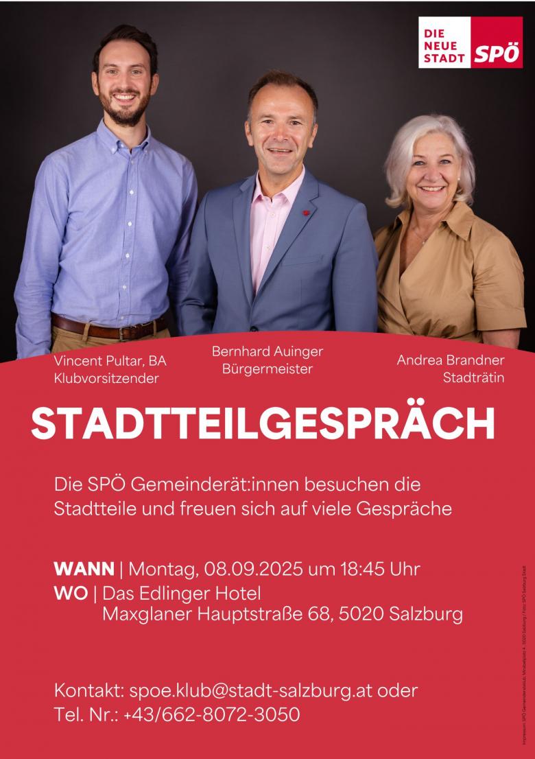 Bild Stadtteilgespräch 08.09.25 Maxglan Bild Stadtteilgespräch 08.09.25 Maxglan