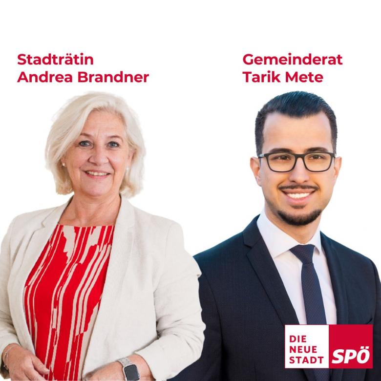 Stadträtin Andrea Brandner &amp; GR Tarik Mete (c)Müseler