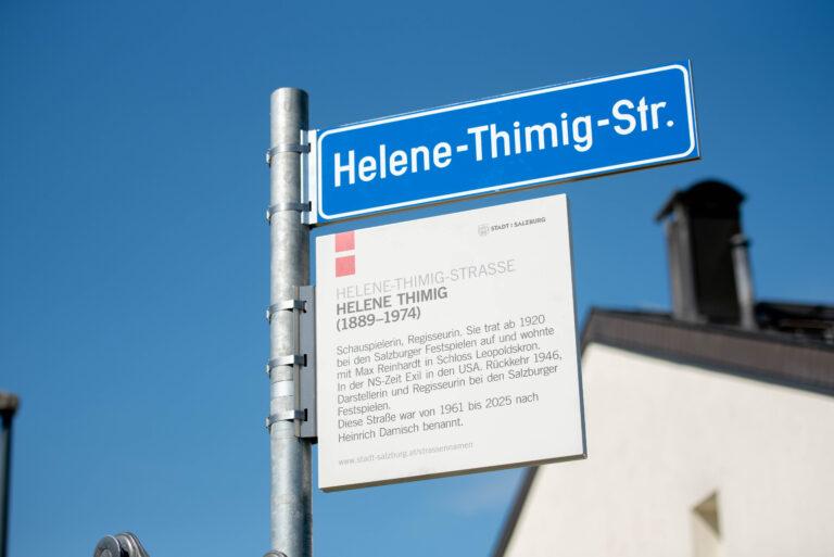 Helene Thimig Straßenumbenennung Helene Thimig Straßenumbenennung