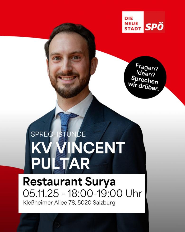 Sprechstunde mit KV Vincent Pultar