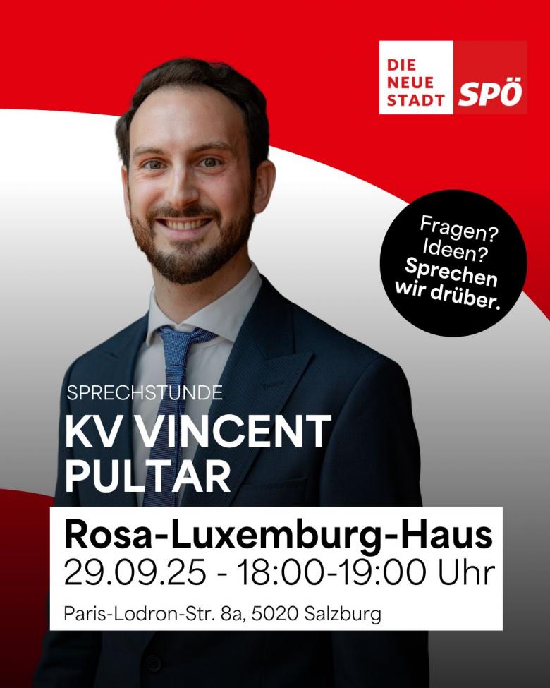 Sprechstunde mit KV Vincent Pultar